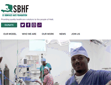 Tablet Screenshot of haitihealth.org